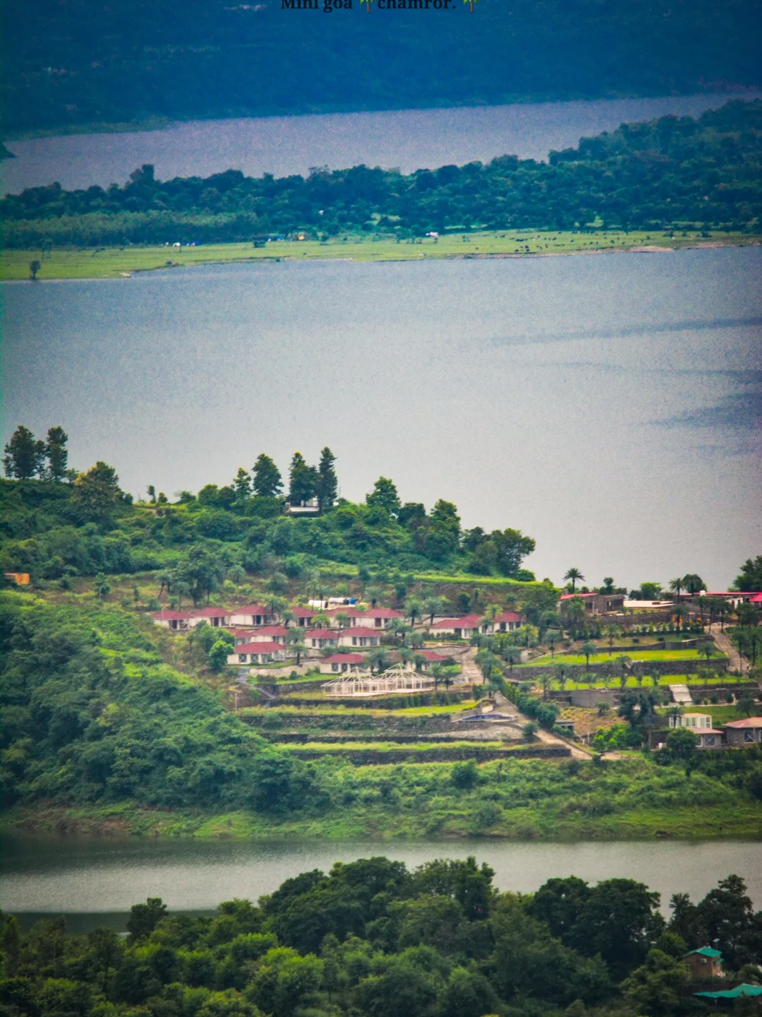 Scenic lake view for celebration photography